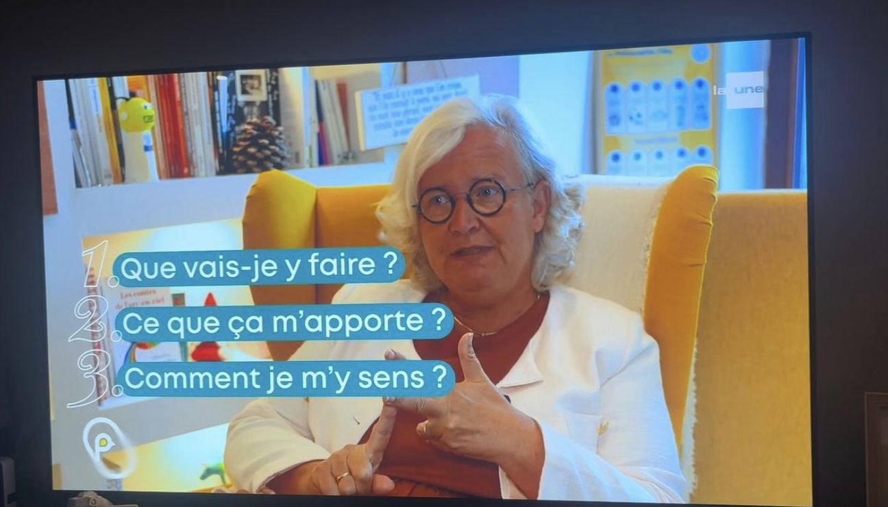 Séquence RTBF La Une : les trois questions Cliky à se poser devant un écran